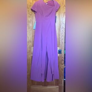 Kay Unger pink jumpsuit